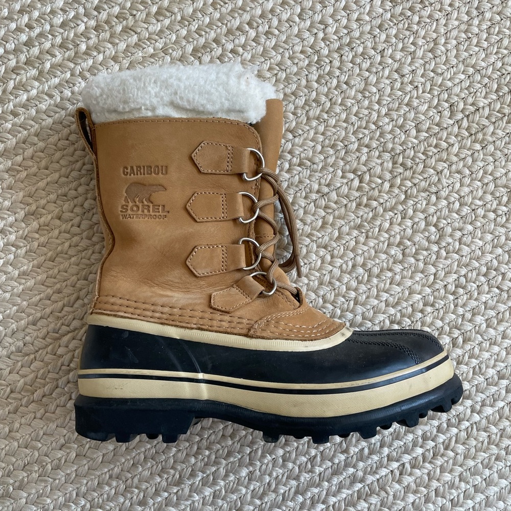 Sorel Caribou Winter Snow Boots Heavy Duty Womens Size 7, EUR 38 waterproof